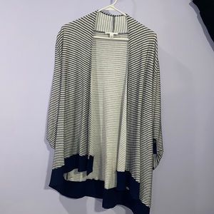 KENAR Striped Cardigan
